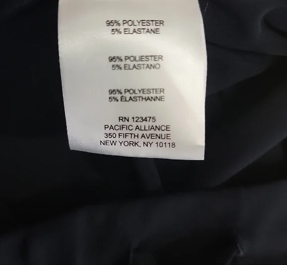 Jones New York Navy Blue Wide Leg Pants - Picture 3 of 5